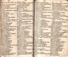 Szenczi Molnár Albert: Dictionarium Ungarico-Latinum. Innumeris vocibus Ungaricis formulisque loquen...