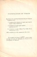 Zola, Émile:
Lettres de Émile Zola a Messieurs de Goncourt. (Számozott.)
Paris, 1929. Paul Catin (...