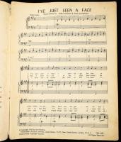 cca 1970 Beatles souvenir song album kottafüzet képekkel