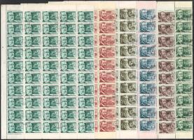 1954 Tudósok 50 db sor félívekben (20.000)