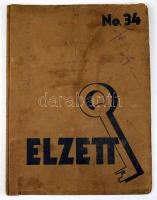 ca 1930 Elzett zár és lakat katalógus, hiányos, 7-16l