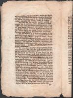 1794 Mária Terézia német nyelvű nyomtatott rendelete, 4p