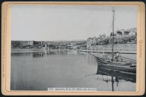 ca 1890 Abbazia, Quaranero Keményhátú kabinetfotó Stengel. 16x11 cm