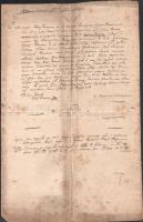 1787 Szamosújvári és kolozsvári iratmásolatok