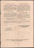 1947 Kispest, a Wekerle Állami Munkástelepen épült bérházak házirendje, 4 p