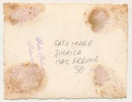 Szatmárnémeti, Satu Mare; Isac Freund üzlete, katonák / shop, soldiers. photo (8,4 x 6,3 cm) (fl)