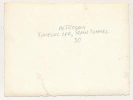 1937 Petrozsény, Petrosani; Vasúti alagút építése / railway tunnel. photo (11,5 x 8,5 cm)
