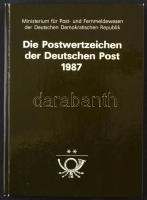 NDK 1987 évfolyam + díjjegyesek hivatalos postai évkönyvben