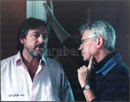 2006 Kiss Júlia: A Férfiakt c. film jelenetei (Gálffi László, Szabó Dávid, Kerekes Éva), 3 db nagyméretű fotó, Kiss Júlia Balázs Béla-díjas fotográfus jelzett felvételei, 27,5x34,5 cm körül