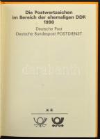 NDK 1990 évkönyv, benne Deutsche Post és NSZK átmeneti időszak kiadásai