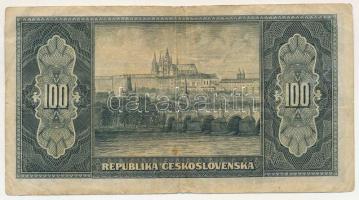 Csehszlovákia 1945. 100K T:F,VG
Czechoslovakia 1945. 100 Korun C:F,VG
Krause P#63