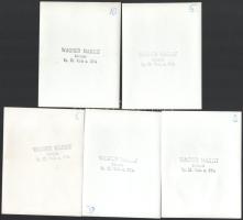 1976 A Népi Kollégiumok Országos Szövetsége (NÉKOSZ) emléklapja Vas Zoltán (1903-1983) kommunista po...