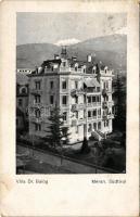 1912 Merano, Meran (Südtirol); Villa Dr. Balog. S. Pötzelberger / spa hotel, villa (EB)