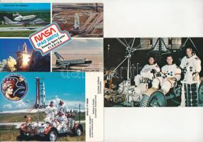 34 db MODERN űrhajós képeslap / 34 modern astronauts postcards