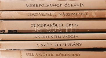 A népek meséi 1-84. köt. Két kötet hiányzik: 51. Karunga a holtak ura. 2. kiadás., 61. Szegény ember...