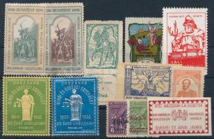 1896-1932 12 db klf régi magyar levélzáró