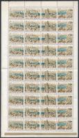 1961 Bélyegnap hajtott teljes ív (20.000)