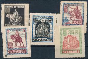 1920 5 db klf irredenta levélzáró