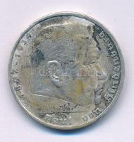 Német Harmadik Birodalom 1936A 5M Ag "Paul von Hindenburg" T:VF patina, fo.
German Third ...