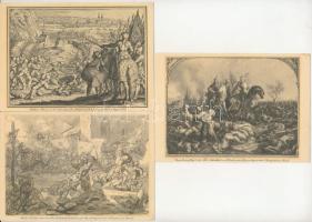 6 db RÉGI megíratlan svájci Vöröskereszt képeslap / 6 pre-1945 unused Swiss Red Cross postcards