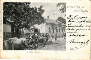 1899 Pécel, Péczel; M. kir. posta. Szilágyi fényképész kiadása (fa)