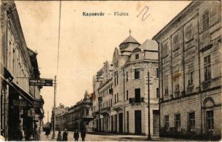 Kaposvár, Fő utca, Varga Péter, Szász üzlete (fl)