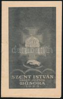 1926 A Szent István Ünnepi Játékok műsorfüzete, képekkel illusztrált