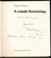 Taar Ferenc: A másik Hortobágy. A szerző, Taar Ferenc (1924-2014) drámaíró, dramaturg, színházigazga...