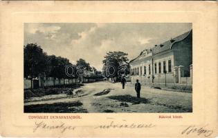 1917 Dunapataj, Rákóczi körút, Református leányiskola. W.L. Bp. 4924. 1910-13. (kis szakadás / small tear)