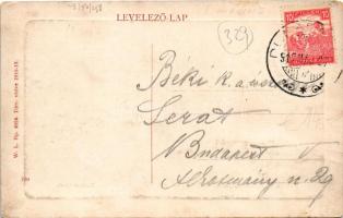 1917 Dunapataj, Rákóczi körút, Református leányiskola. W.L. Bp. 4924. 1910-13. (kis szakadás / small...