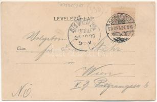 1899 Szombathely, Heti vásár, piac, Weiner József, Stirling Bódog, Deutch József és Társa üzlete. Ap...