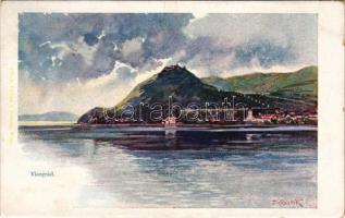 1911 Visegrád, vár. Philipp &amp; Kramer Wien CV-6. s: F. Kopallik (EK)