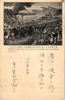 Dalian, Dalny, Dairen, Talien; Japanese 2nd Army welcomed by Chinese and Europeans (EK)