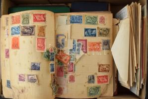 Hagyaték: modern, előfizetésből származó anyag az 1970-80-as évekből borítékokban, hozzá korábbi amatőr gyűjtésből berakókban, füzetekben