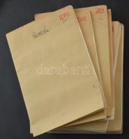 Kb 4.500-5.000 db bélyeg 7 db cserefüzetben, benne Szovjetunió, Németország, Románia