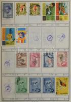 Kb 4.500-5.000 db bélyeg 5 db cserefüzetben, benne Olaszország, angol gyarmatok, Belgium, Hollandia,...