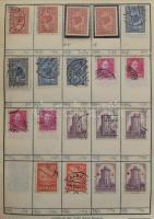 Kb 4.500-5.000 db bélyeg 5 db cserefüzetben, benne Dánia, Norvégia, Ausztria, Svájc stb.