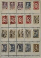 Kb 4.500-5.000 db bélyeg 5 db cserefüzetben, benne Németország, Finnország, India stb