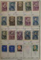 Kb 4.500-5.000 db bélyeg 5 db cserefüzetben, benne Németország, Nagy-Britannia, USA