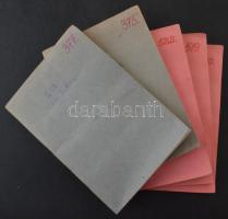 Kb 4.500-5.000 db bélyeg 5 db cserefüzetben, benne Németország, Nagy-Britannia, USA