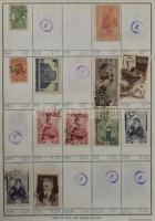 Kb 4.500-5.000 db bélyeg 7 db cserefüzetben, benne Szovjetunó, angol gyarmatok, Németország, Europa ...