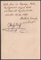 1889-1890 A Müncheni Magyar Egylet alapszabályai. (Alapittatott 1886. november hó 13-án.) Pécs, 1889...