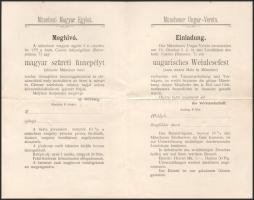 1889-1890 A Müncheni Magyar Egylet alapszabályai. (Alapittatott 1886. november hó 13-án.) Pécs, 1889...