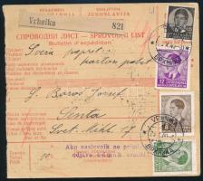 1940 Csomagszállító 8 db bélyeggel