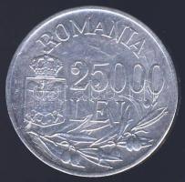 Románia 1946. 25.000L Ag "I. Mihály" T:2