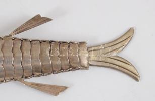 Halfigura, filigrán ezüst (Ag) psumintartó, mozgatható testtel. Antik, orosz, IX mesterjeggyel. h: 1...