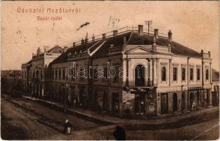1914 Mezőtúr, Bazár épület, Bordács Lajos üzlete. W.L. 1393. (EB)