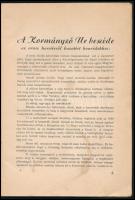 1941 Az antibolsevista kiállítás tájékoztatója. 1941. december 4-20. Pesti Vigadóban. Rendezi a MOVE...