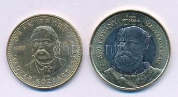 2003. 20Ft "Deák" + 2024. 200Ft "Batthyány" T:AU patina