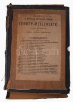 A népfajok Magyarországon című dolgozat térkép-mellékletei. Tervezete: Balogh Pál. Rajzolta: Proff Kocsárd Sándor báró. 22 tábla, 5 hiánnyal, széteső tokban